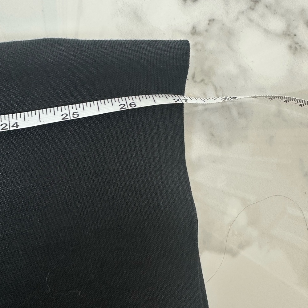 Vintage Liz Claiborne  Black Wide-Leg Linen Pants - Picture 5 of 6